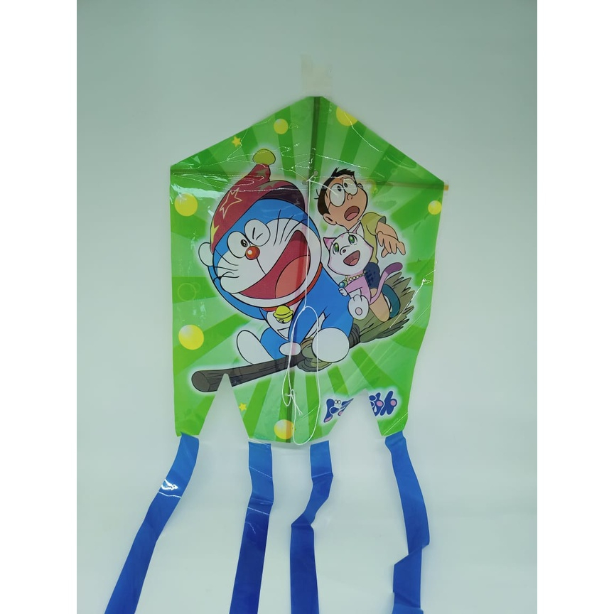 Layangan Kecil Mini Karakter Gambar Plastik Murah