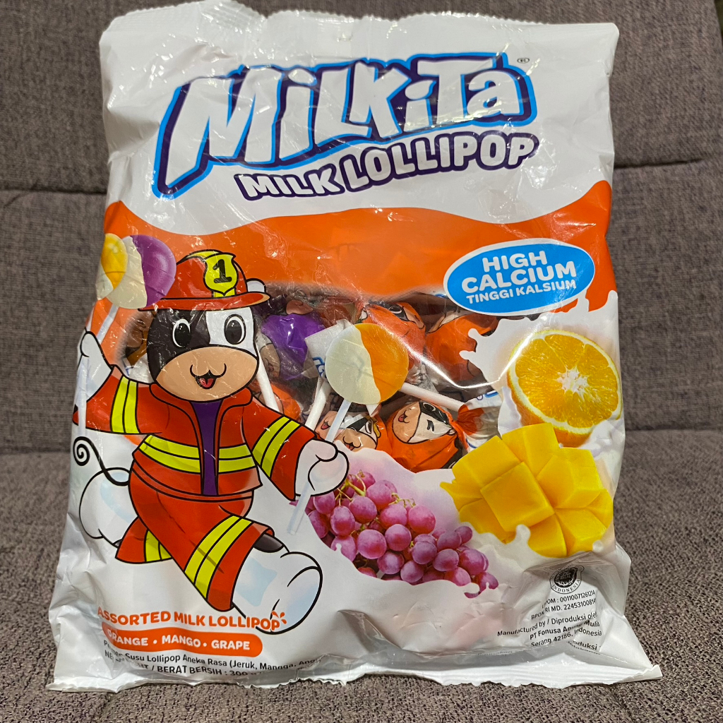 

Permen Lolipop Milkita Isi 50