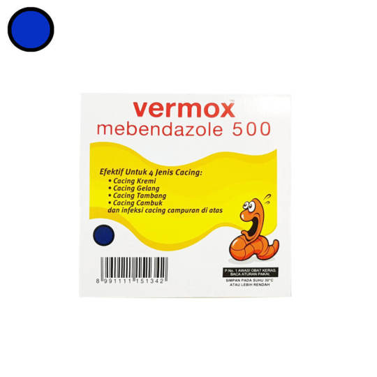 Vermox obat cacing tablet