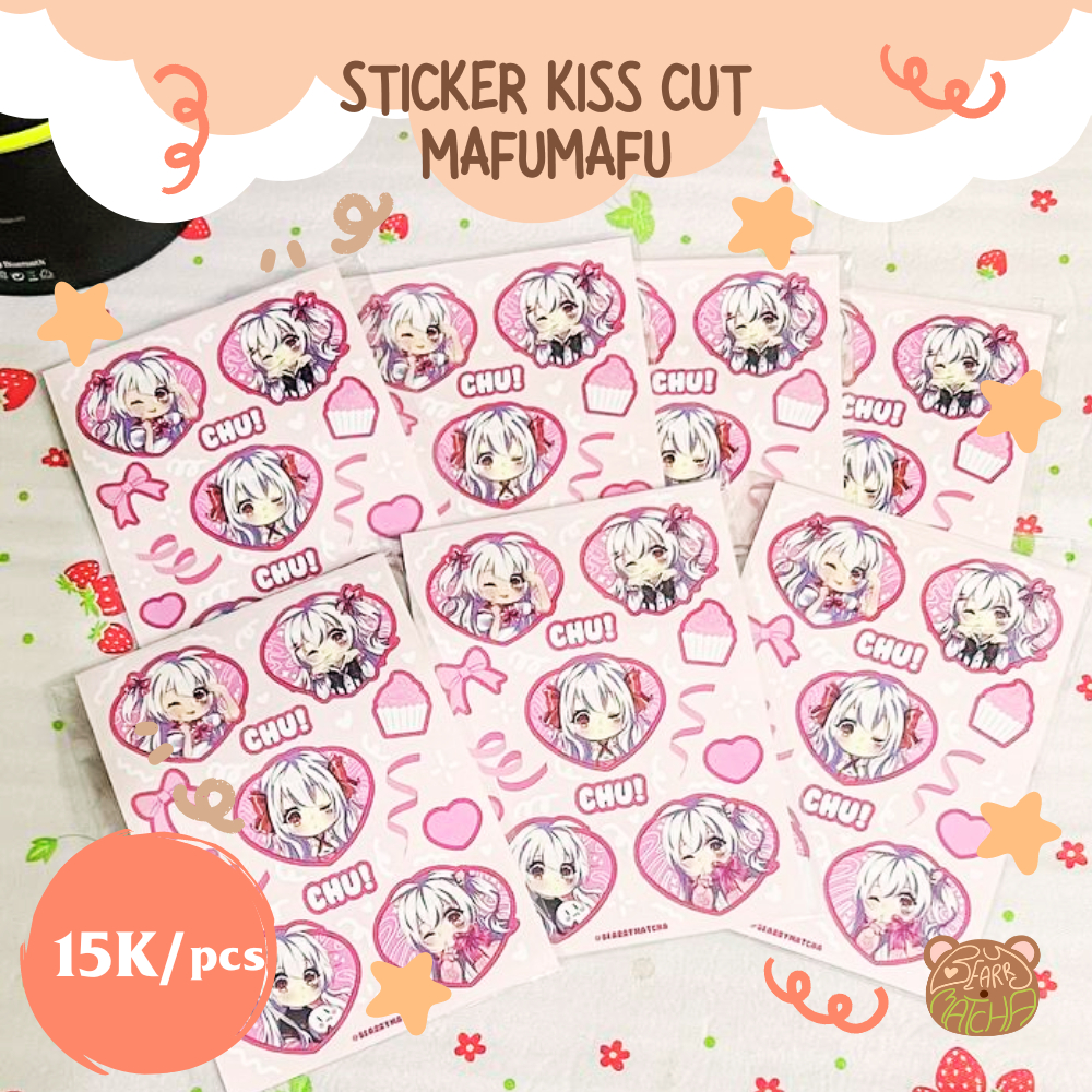 [READY STOCK] Mafumafu Sticker Kiss Cut