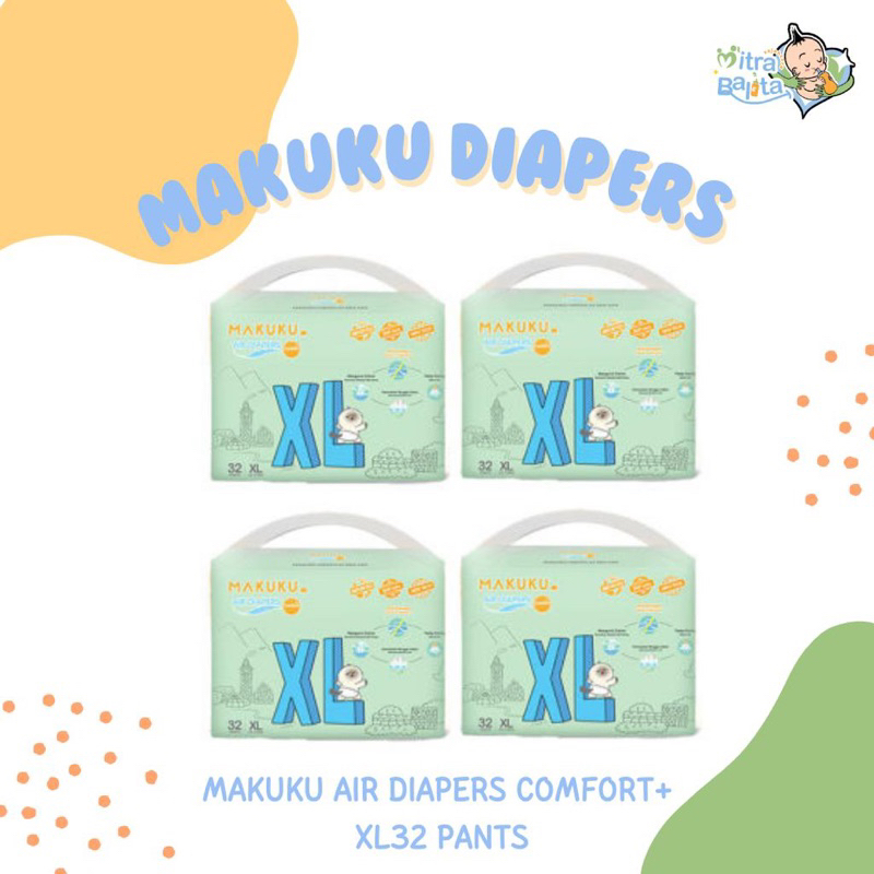 Makuku Air Diapers Comfort+ XL32