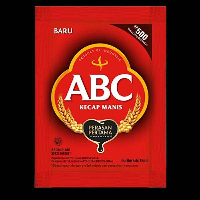 

Kecap Manis ABC 1 Renceng 12 Sachet