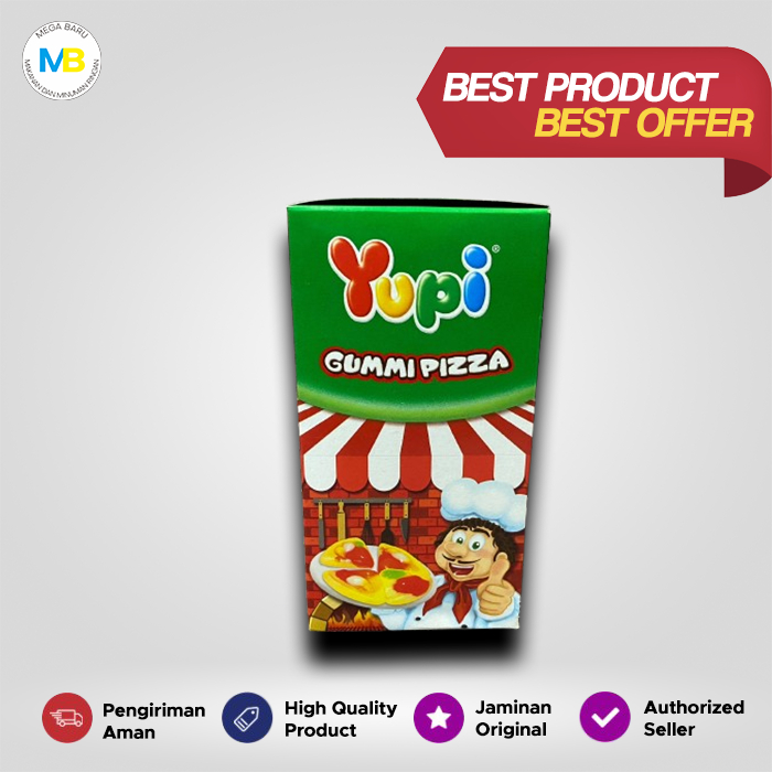 

Permen Jelly Yupi Gummy Pizza Isi 12