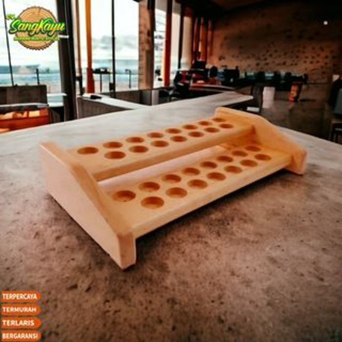 Rak oil kayu essential oil 30 slot air humidifier essentials oils rack