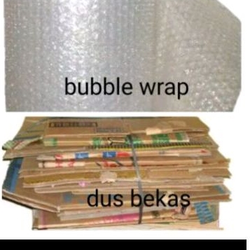 

tambahan packing buble wrab/ kardus bekas