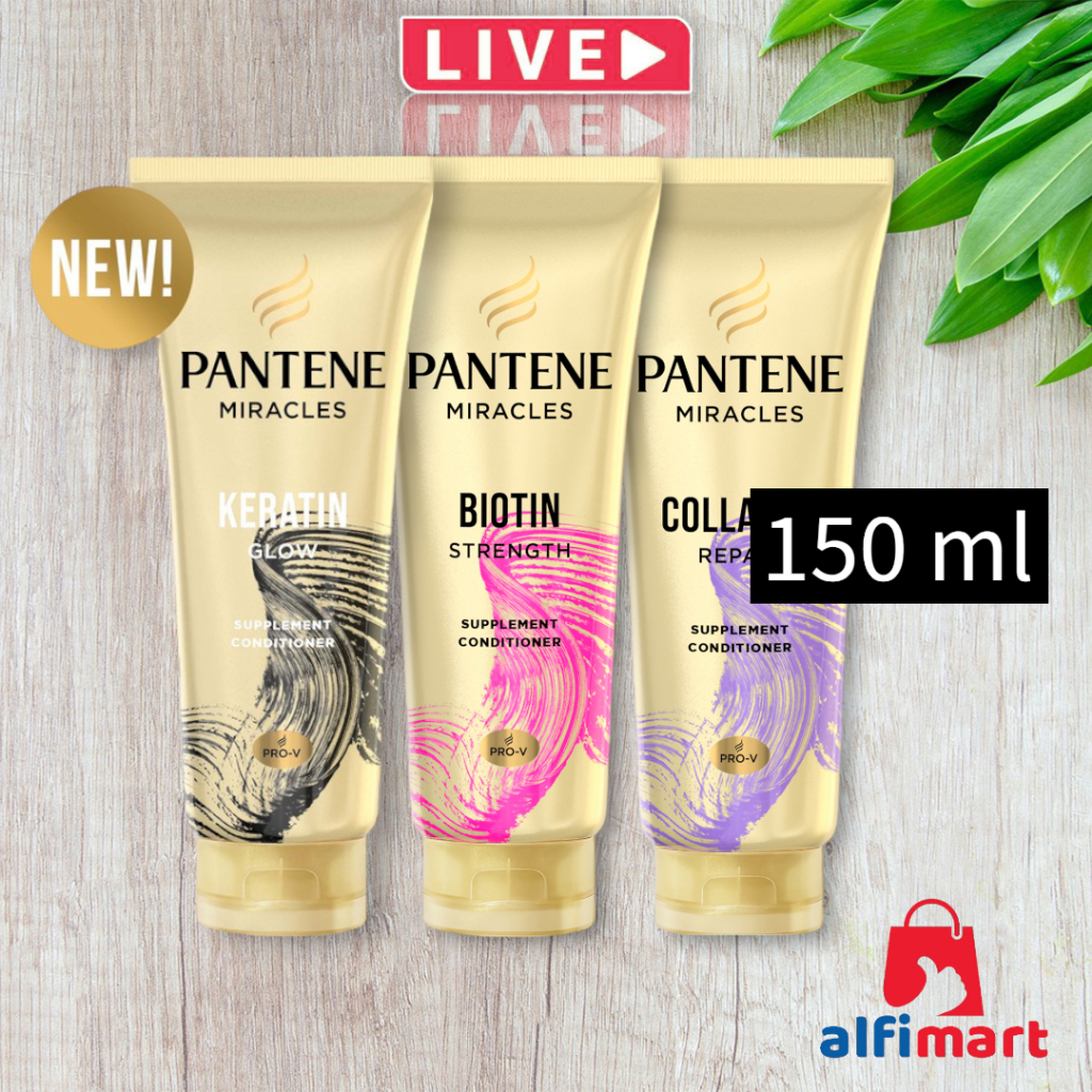 Pantene Miracles Conditioner 150ml 150 ml / Pantene Kondisioner Daily Hair Supplement Keratin Glow H