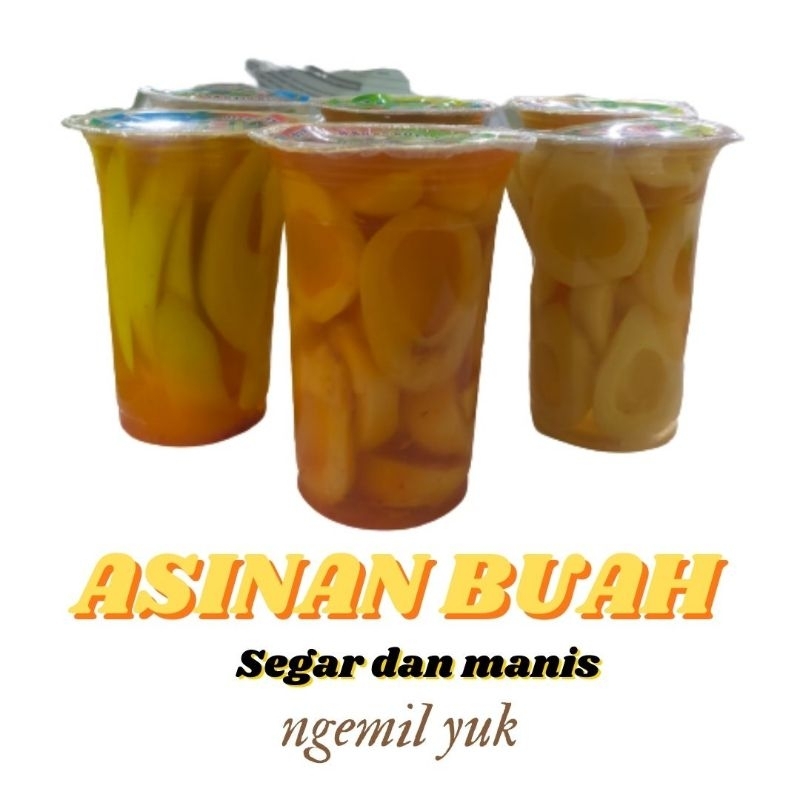 

Manisan Buah Mangga palak salak mangga kedondong Basah Original/Pedas Segar khas Cianjur 400gr