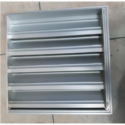 LOUVRE 30 X 30 ALUMUNIUM NATURAL Louvre Ducting exhaust