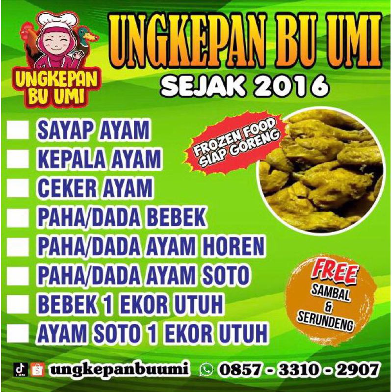 

AYAM / BEBEK 1 EKOR UTUH