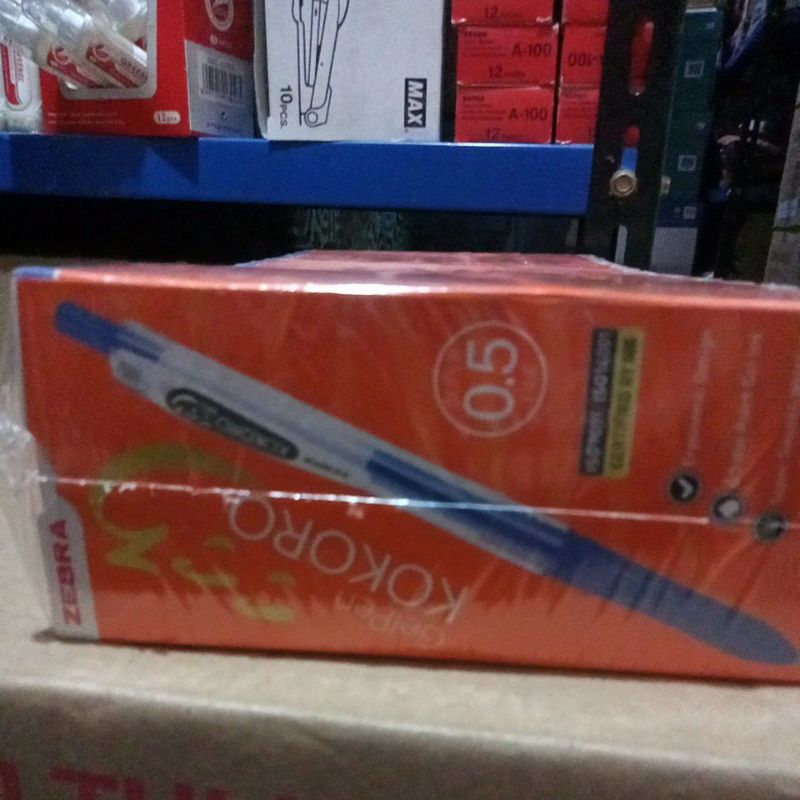 

pulpen kokoro gel blue 0,5 fine / lusin
