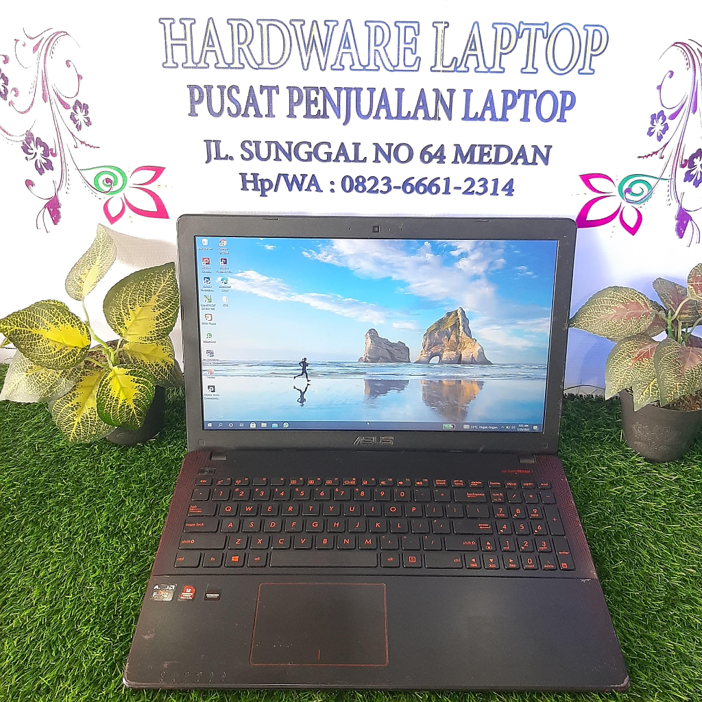 GAMING ASUS X551I AMD FX-9830P 12GB SSD 500GB AMD X460 4GB