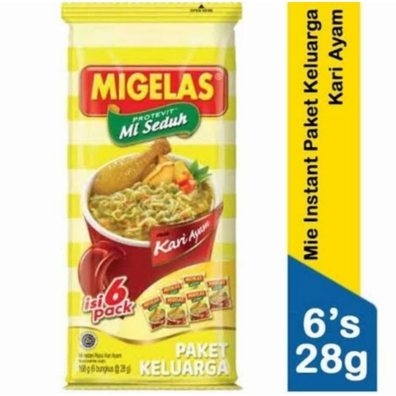 

MIGELAS CUP KARI AYAM BAG 5X41G