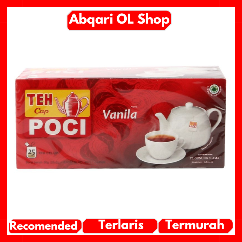 

Teh Celup Cap Poci Aroma Vanilla 25 Kantong - Teh Poci - Tea Bag