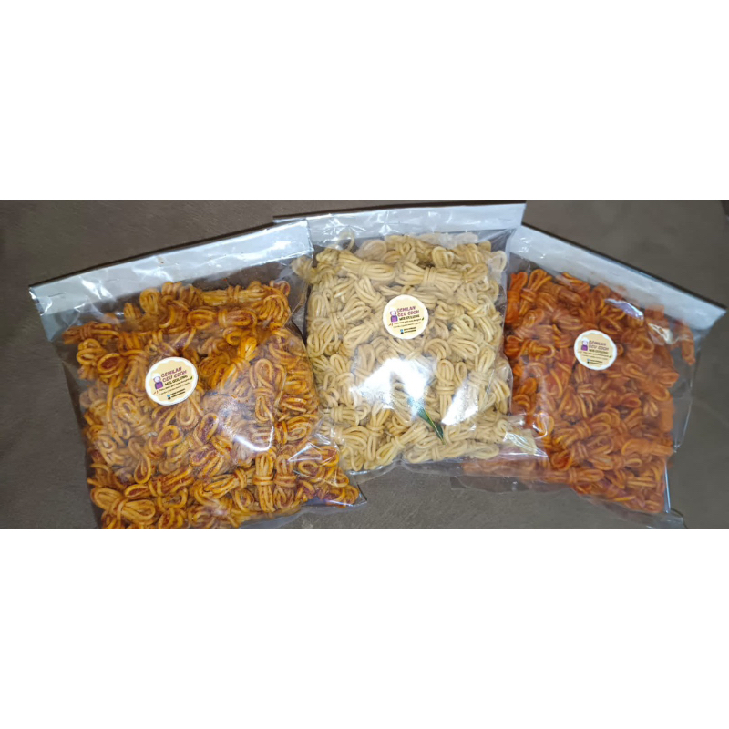 

250gram Mie Gulung - Mie uwel Pedas,original,dan Pedas manis