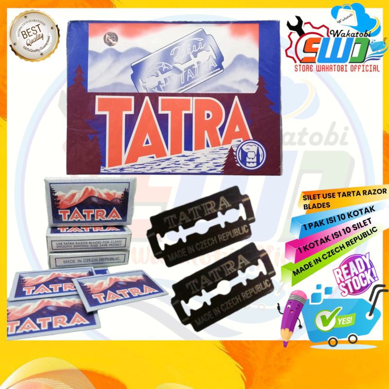 Silet Cukur Refill Isi Ulang Razor TATRA 1 Renteng PACK Pisau Cukuran Kumis Rambut Jenggot Original 