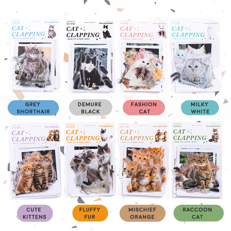 

STICKER SET/SET STIKER/STIKER KUCING/STIKER SI OREN/STIKER COMEL/STIKER LUCU/STIKER PET/STIKET ANTI AIR/STIKER MURAH