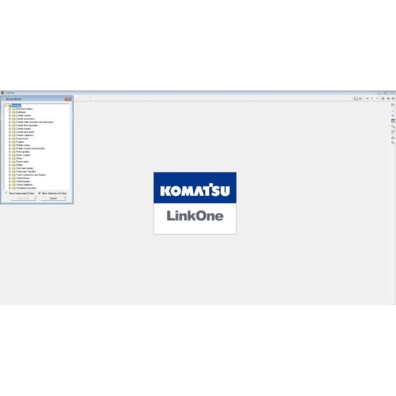 Komatsu LinkOne 01.2017 Parts Catalog
