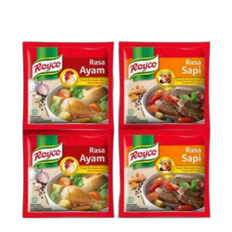 

Royco Rasa Ayam & Rasa Sapi 12x8g