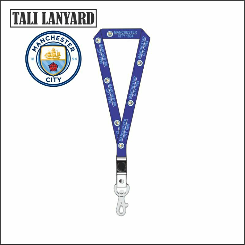 

Lanyard Biru MANCHESTER CITY / 1894 / Tali Lanyard Gantungan Kunci Name Tag Id Card / Pods / Brand Lokal / Tali Lanyard Art / Lanyard Polos / Lanyard Biru