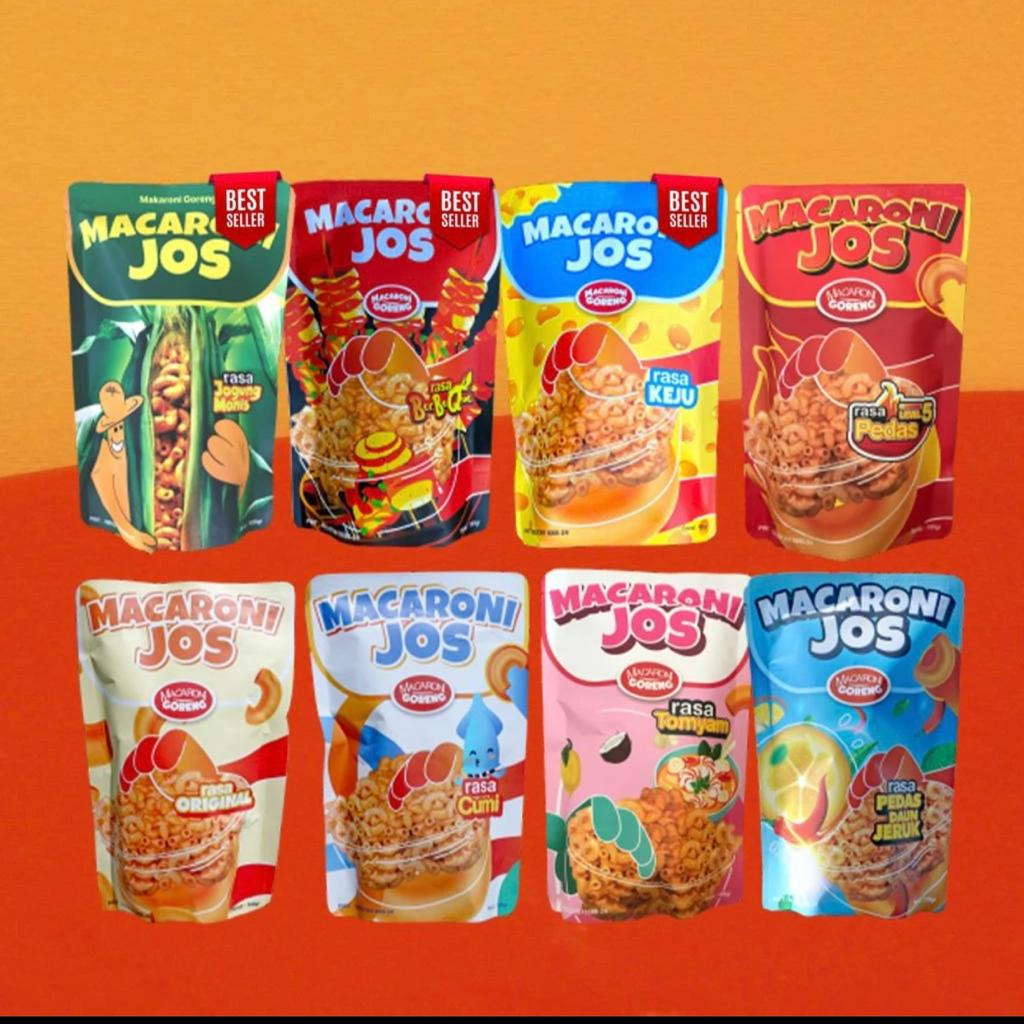 

Snack Makaroni Goreng Aneka Rasa Kemasan Premium 100gram by Macaroni Jos