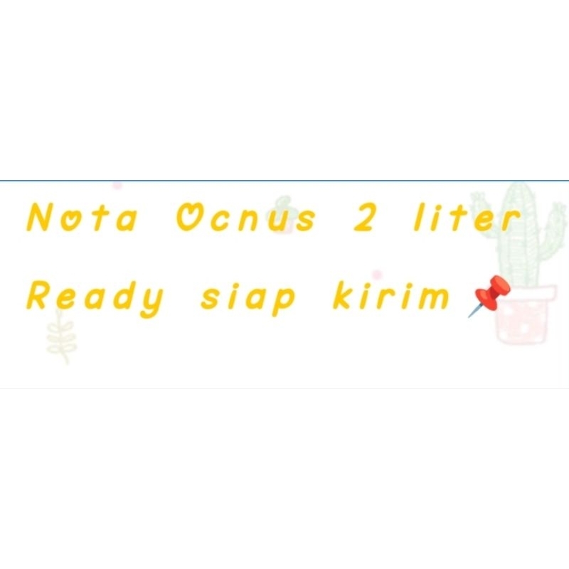 

Nota live Ocnus 2 liter