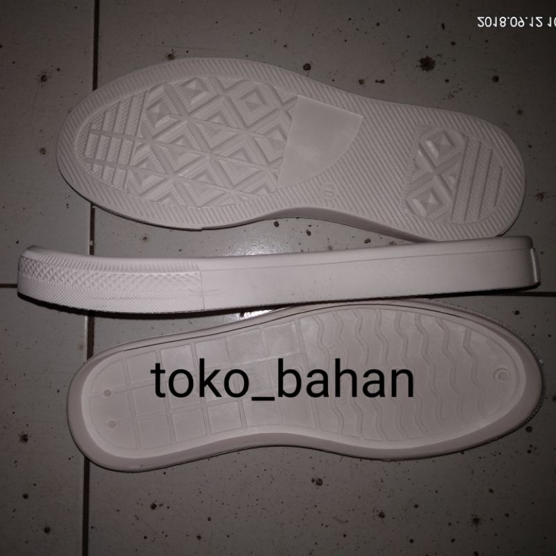 Outsole alas sepatu converse putih ( TA )