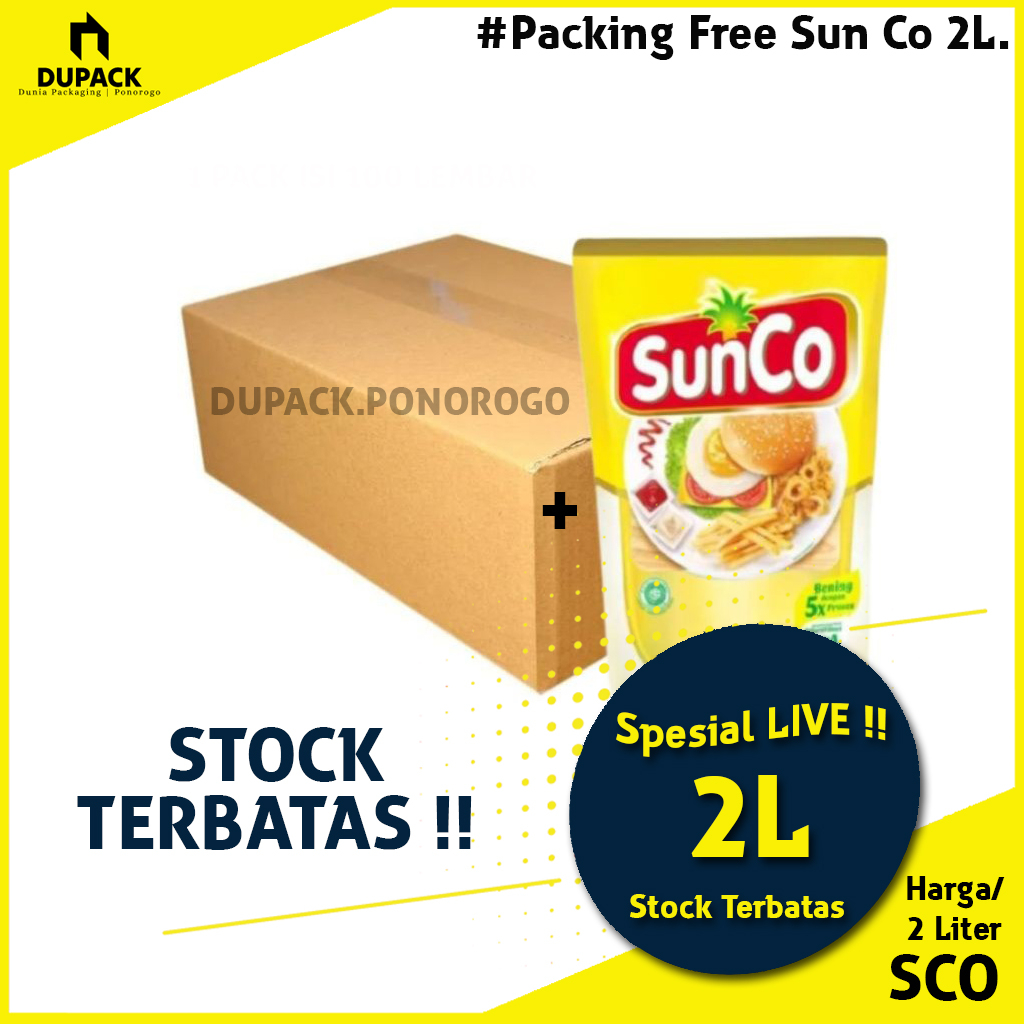 

Minyak SunCo 2L Free Packing Kardus