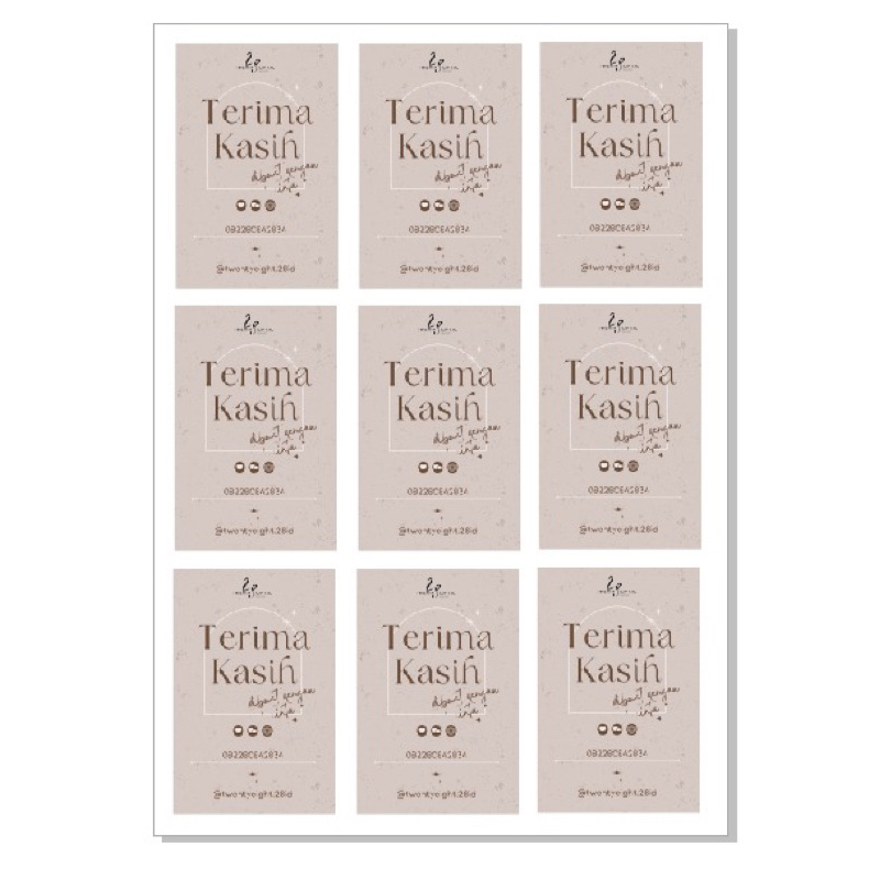 

CETAK THANKS CARD MURAH