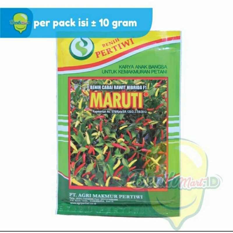 Benih Cabai Rawit Hibrida F1 MARUTI 10gr