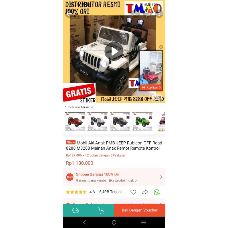 mobil mainan anak #aki, dorong