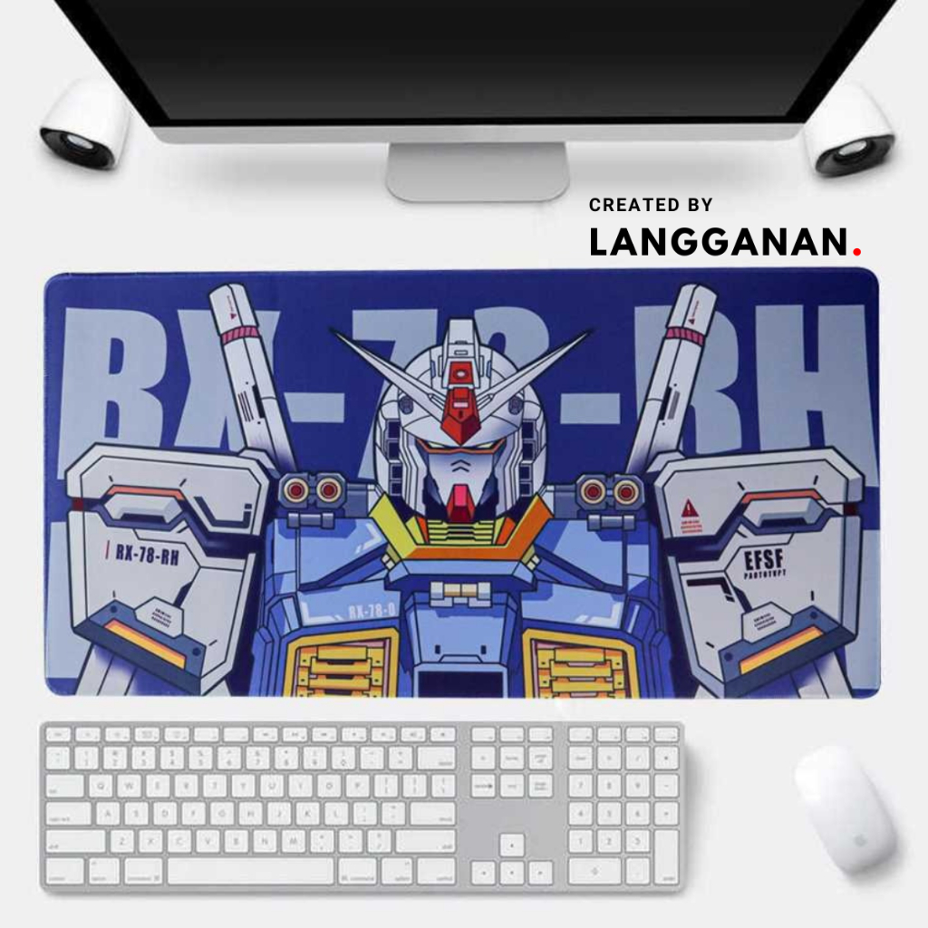 Mouse pad Gaming Mouse Pad XL Desk Mat 80 x 40 Cm Motif GUNDAM