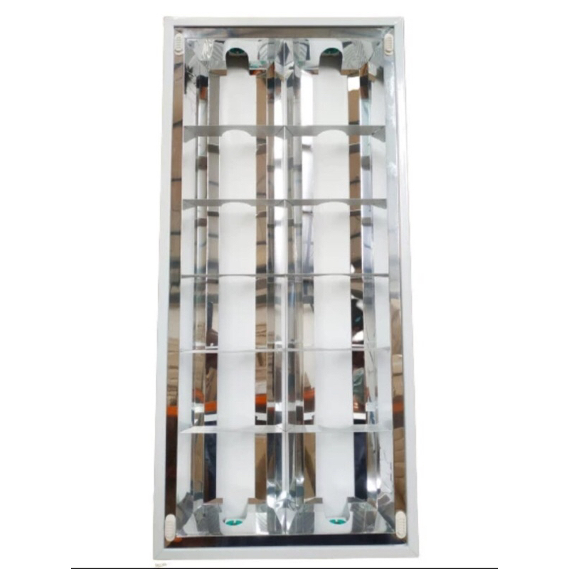 KAP LAMPU RMI RM 2x18W TL T8 LED Tube PHILIPS Inlite 8W 60cm Mirror