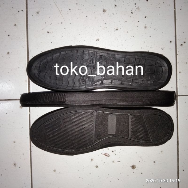 outsole alas sepatu model converse hitam ( TA )