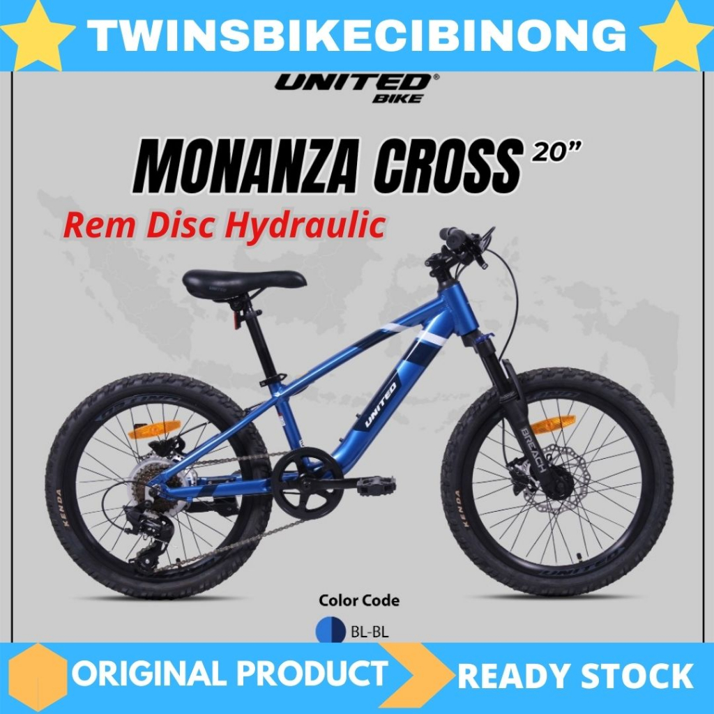 Sepeda Gunung Mtb 20 Inc United Monanza Cross