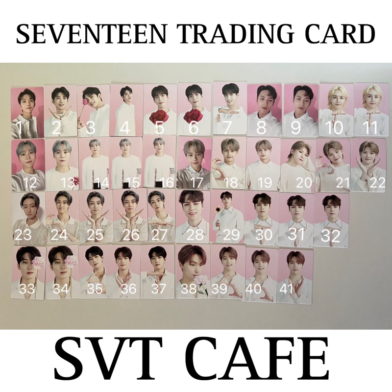 [PART 1] SEVENTEEN CAFE TRADING CARD TC SVT