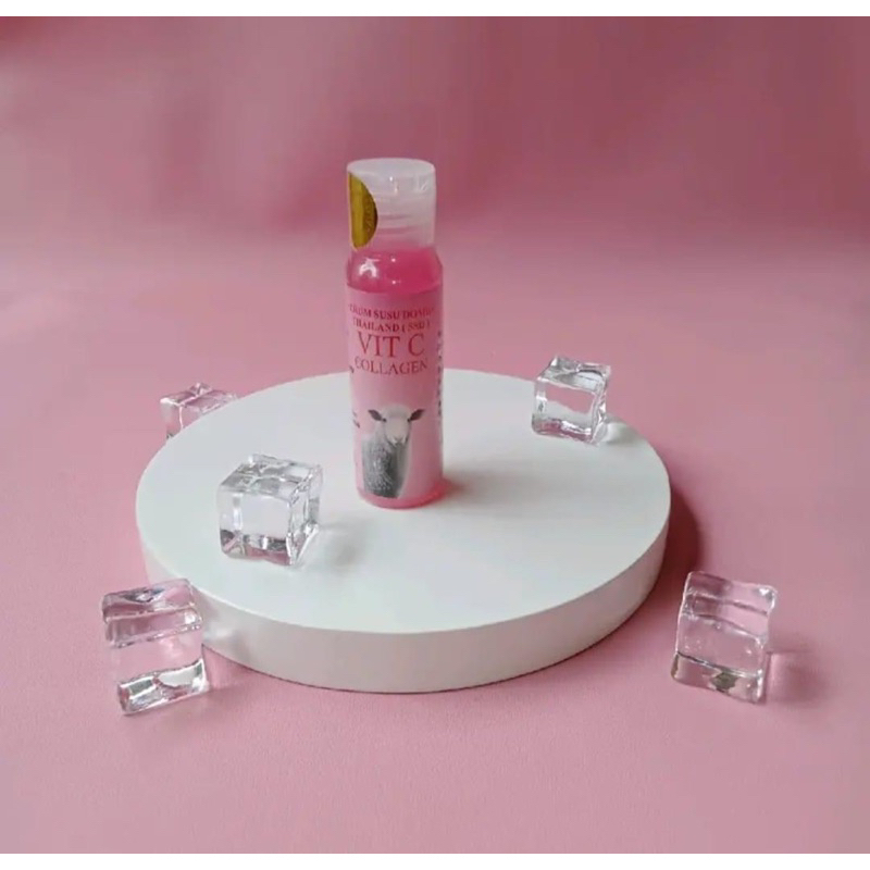 (COD!!!)AMPUH PERMANEN!! Serum Vitamin C Cream Susu Domba CSD Behologram 30ml ORIGINAL Serum Glowing