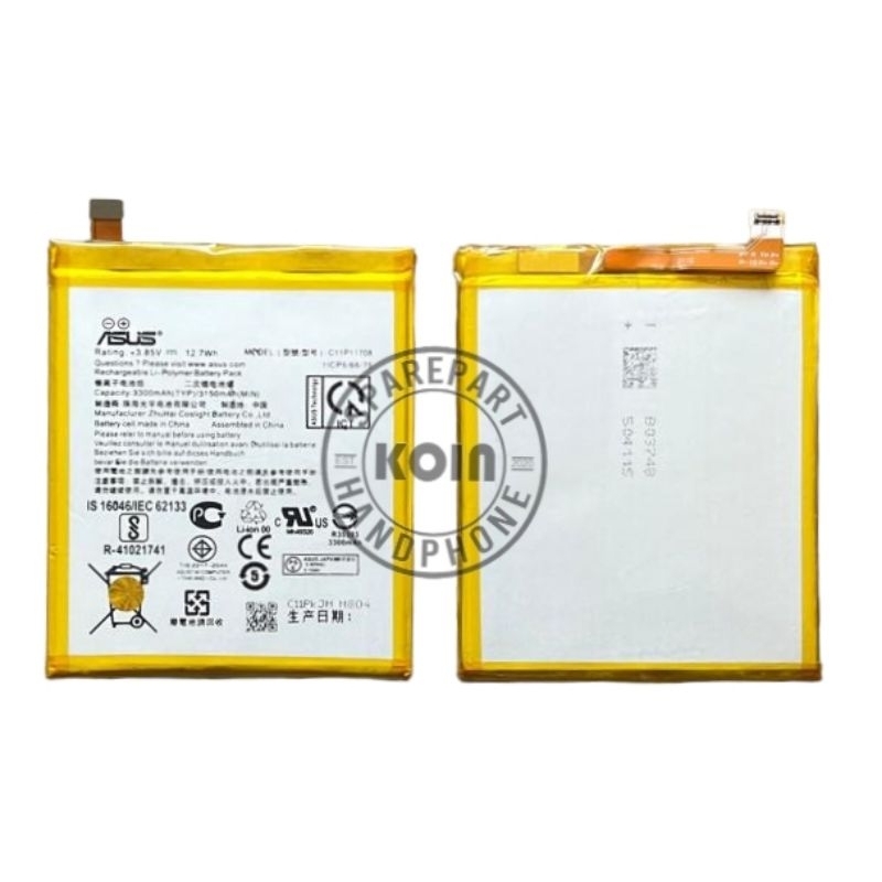 BATERAI/BATRE/BATTERY ASUS ZENFONE 5 2018/C11P1708 ORIGINAL