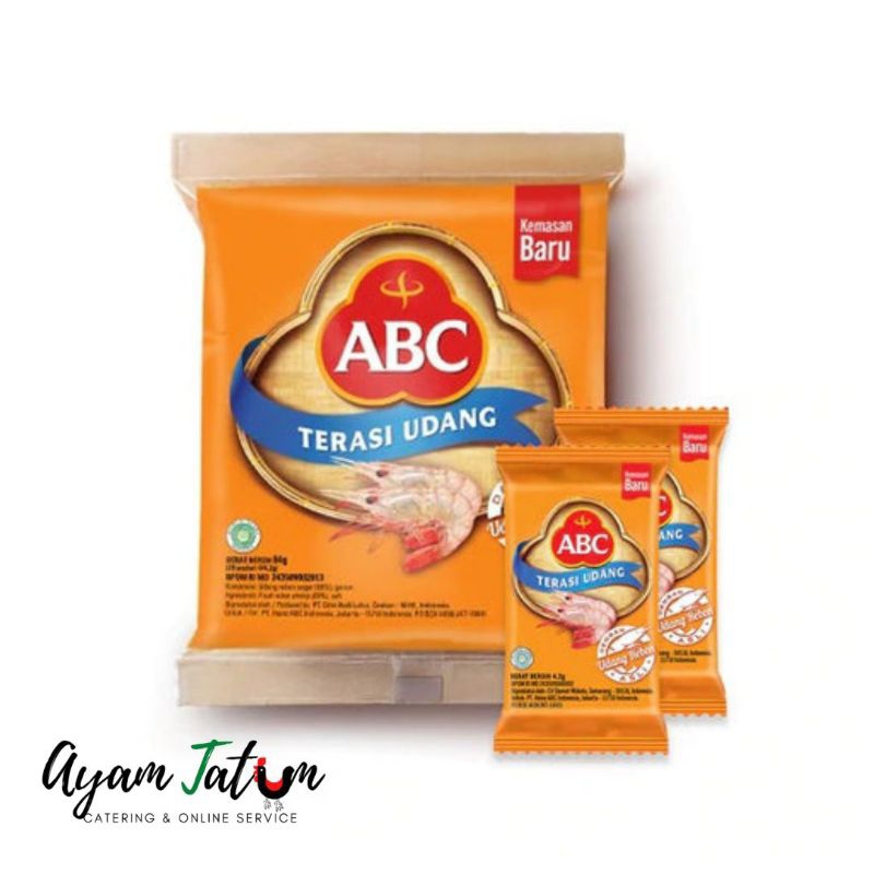 

TERASI UDANG ABC 20 × 3,8 GRAM