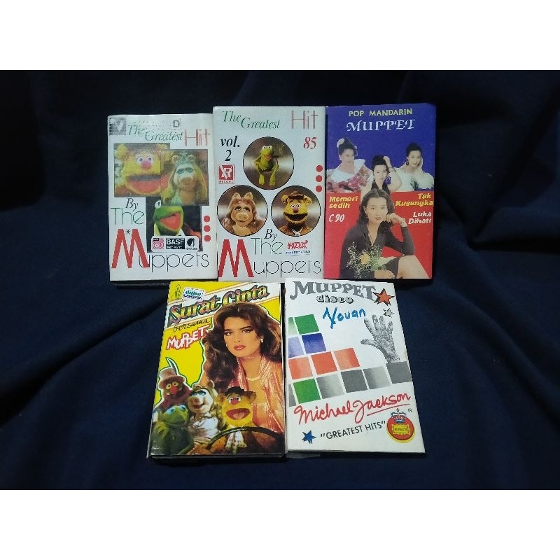 kaset pita paket muppet