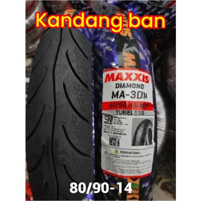 BAN TUBLES MATIC MAXXIS DIAMOND  80/90 RING 14 FREE PENTIL, BAN BARU,100% ORIGINAL