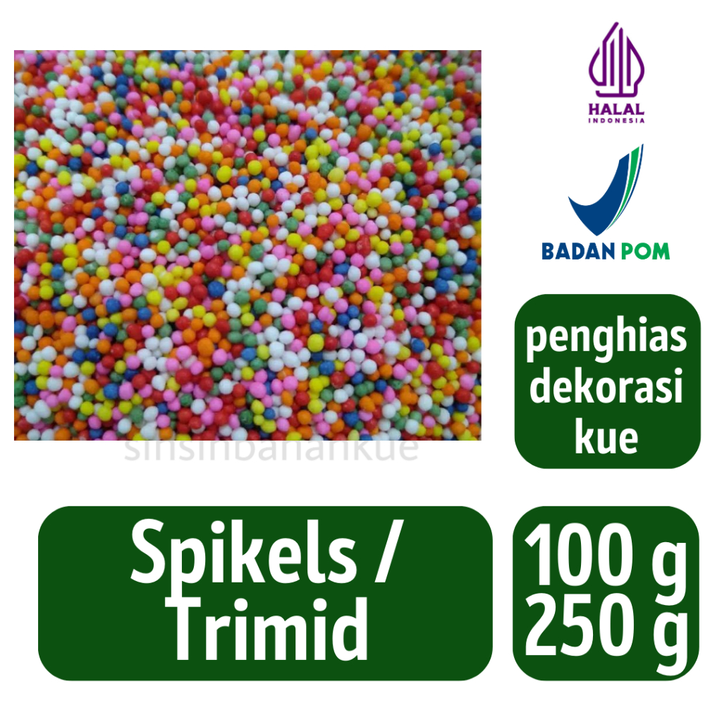 

trimid / spikels kemasan repack [100 gr / 250 gr]