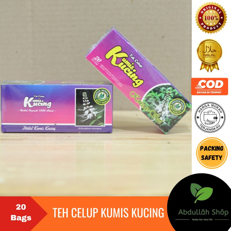 

[LEBIH MURAH] PAKET 10 BOX Teh Celup Kumis Kucing Kencono Sari Teh Herbal Atasi Gejala Gagal Ginjal Kencing Manis