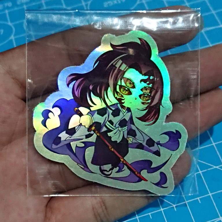 Sticker anime Demon Slayer Kokushibo - Stiker Anime Kimetsu No Yaiba Kokushibo