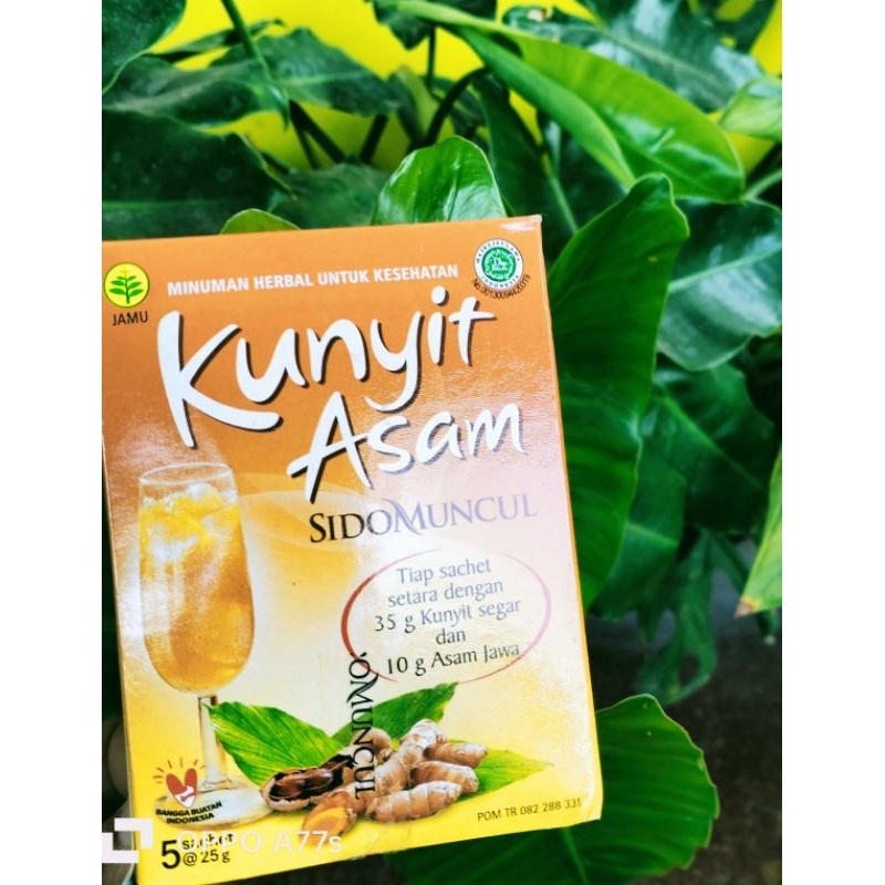 

kunyit asam instan sido muncul isi 5sachet