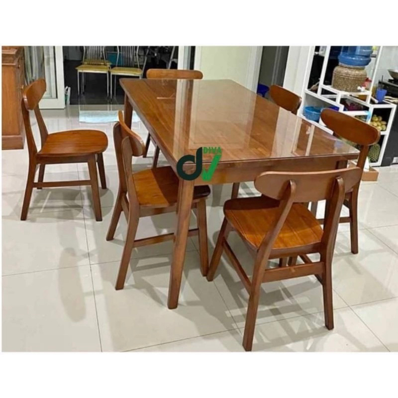 Set Meja Makan 6 kursi Jati-Kursi Makan jati
