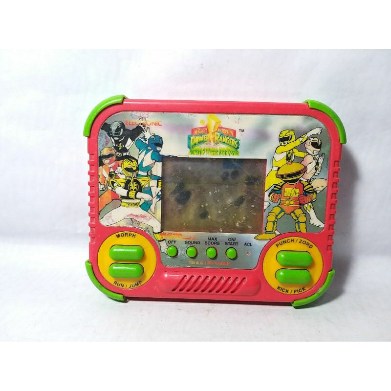 Game Watch Gimbot Gamebot  Power Rangers MMPR Tiger Electronics 1994 Saban Langka Rare Jadul Lawas R