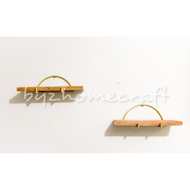 RAK DINDING GANTUNG/TEMPEL/RAK DINDING MINIMALIS/RAK DINDING SERBAGUNA KAYU BESI/AMBALAN MAKE UP