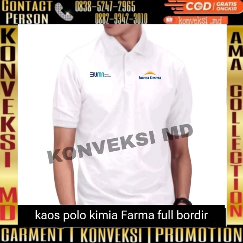 kaos polo BUMN kimia Farma/kaos polo Lacos BUMN kimia Farma/kaos kerah BUMN kimia Farma/kaos polo ke