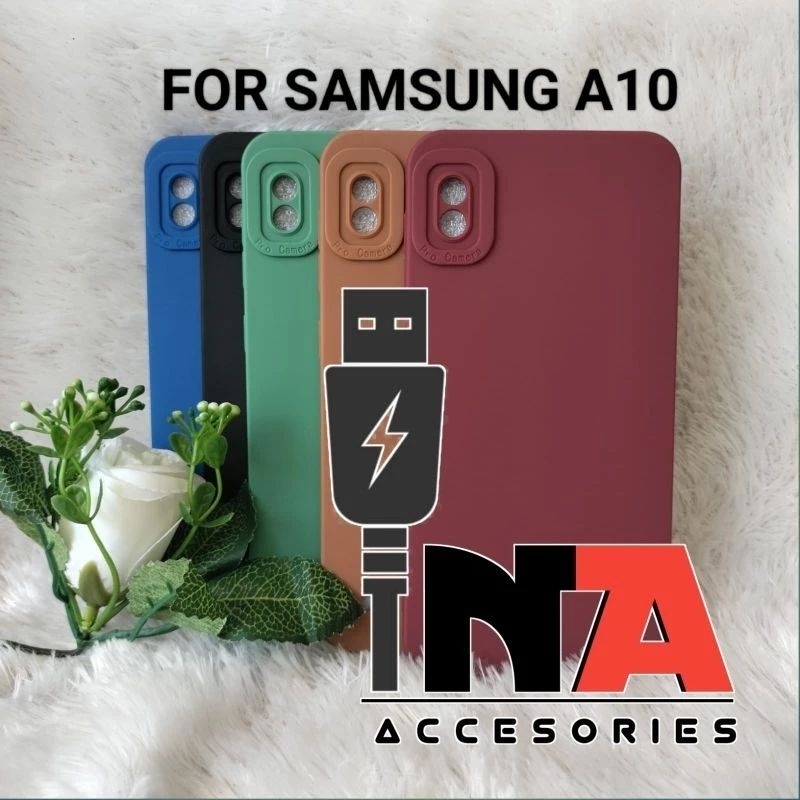 SoftCase ProCamera SAMSUNG A10 MACARON + PELINDUNG CAMERA