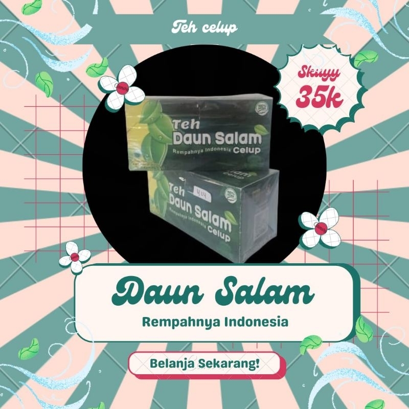 

TEH DAUN SALAM STOCK READY ASLI REMPAHNYA INDONESIA